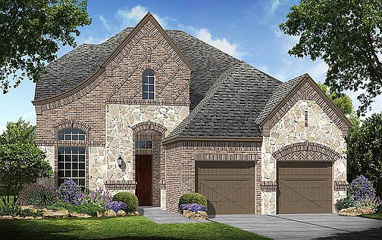 Elevation B Built with Stone
