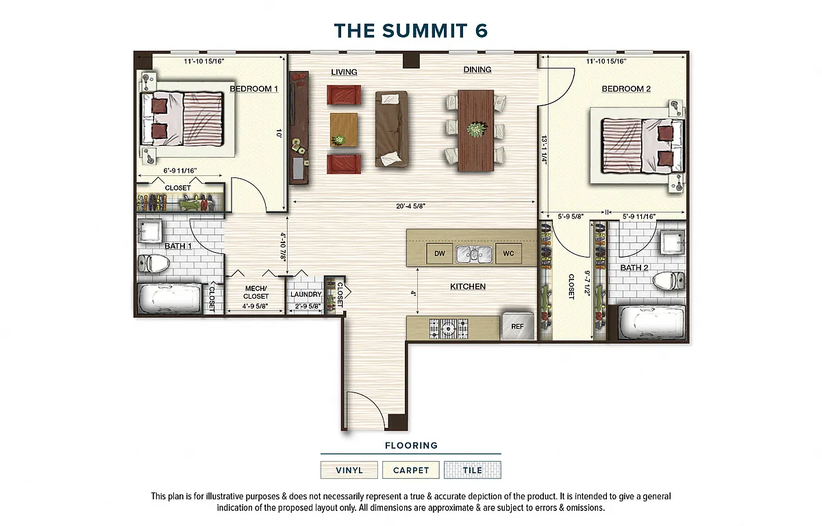 Floor plan The Summit 6