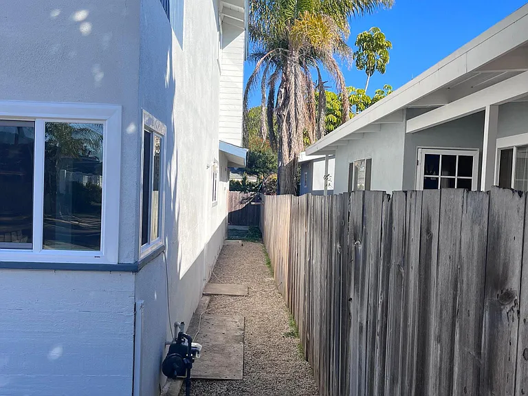 Side walk area