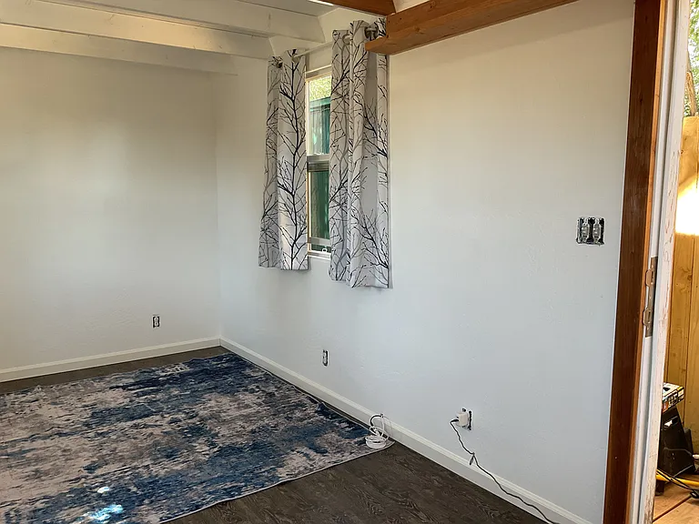 Living space and front door