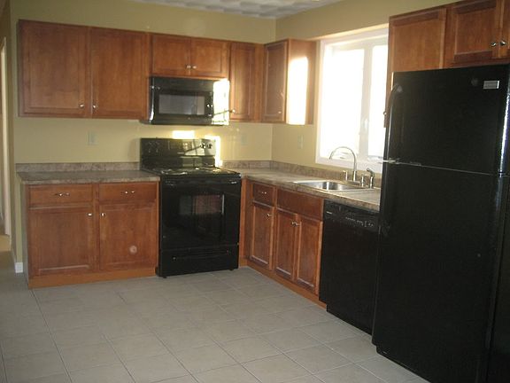 kitchen and living area