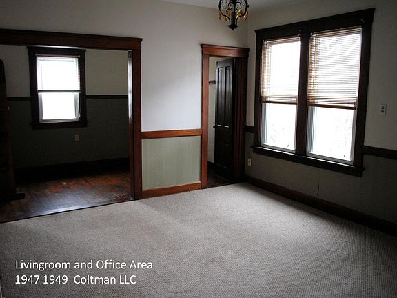 Living room and office