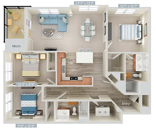 Floor plan C1-1397
