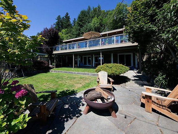 Back of house from the lake