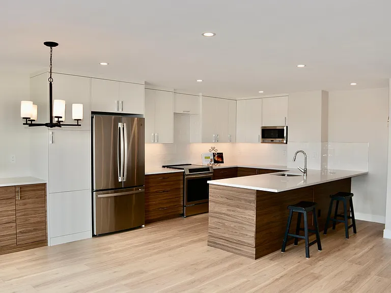 Expanded kitchen footprint, all new everything