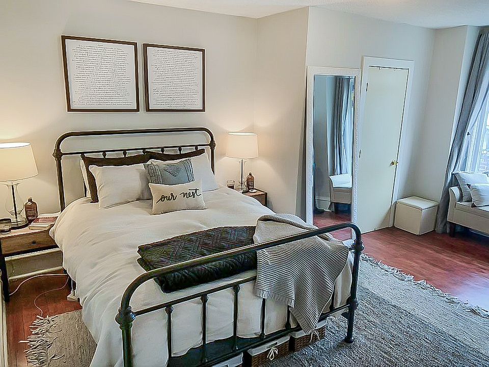 Master bedroom with South-facing large window and tons of natural light