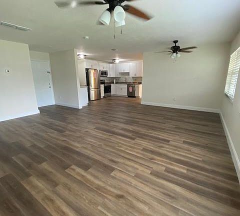 Open concept with extra large living room.