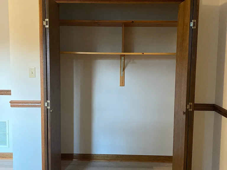 Downstairs Bedroom Closet.