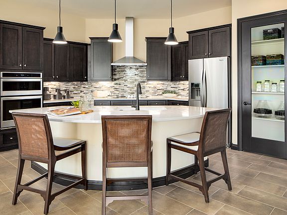 Kitchen island with additional seating