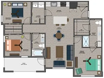 Floor plan Wright