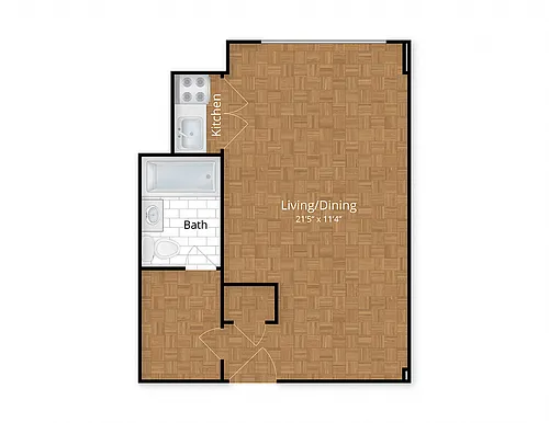 Floor plan Studio