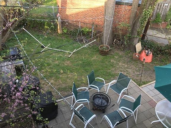 Fenced backyard garden & patio