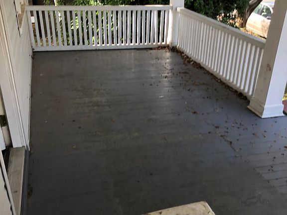 Porch view from side steps