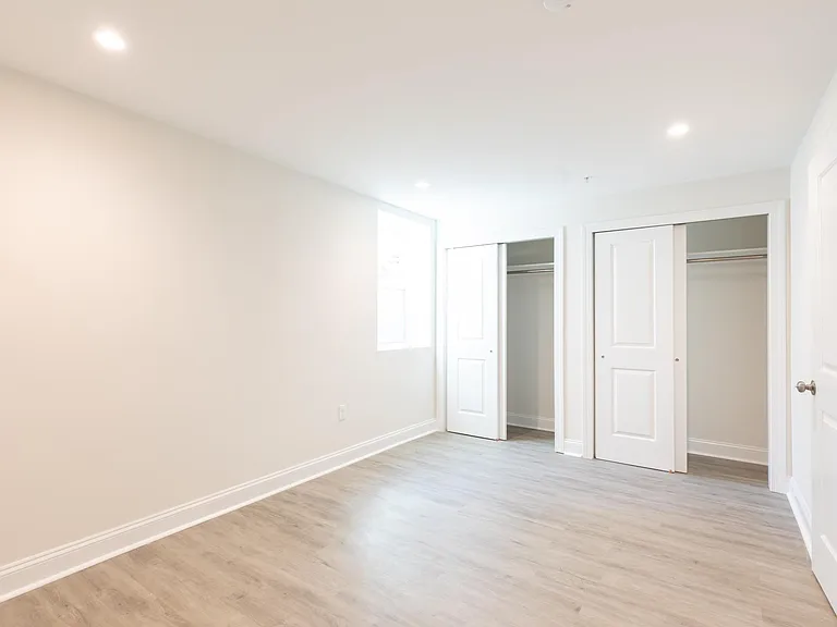 Large bedroom with TWO closets and natural light.