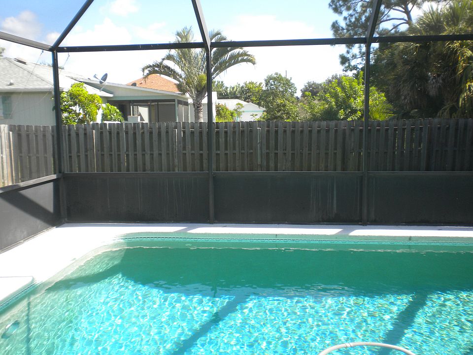 Screened pool & fenced yard