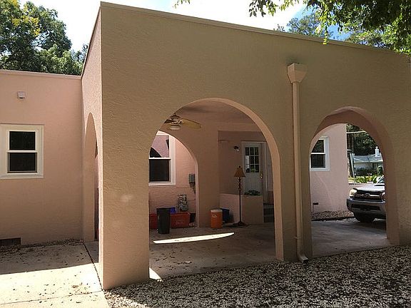 Carport entrance