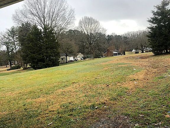 Large back yard 