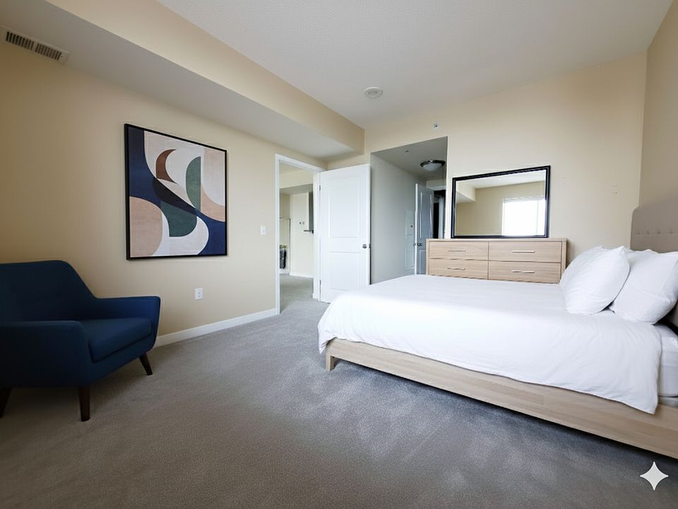 Bedroom (virtually staged)