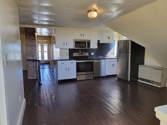 Kitchen and living area