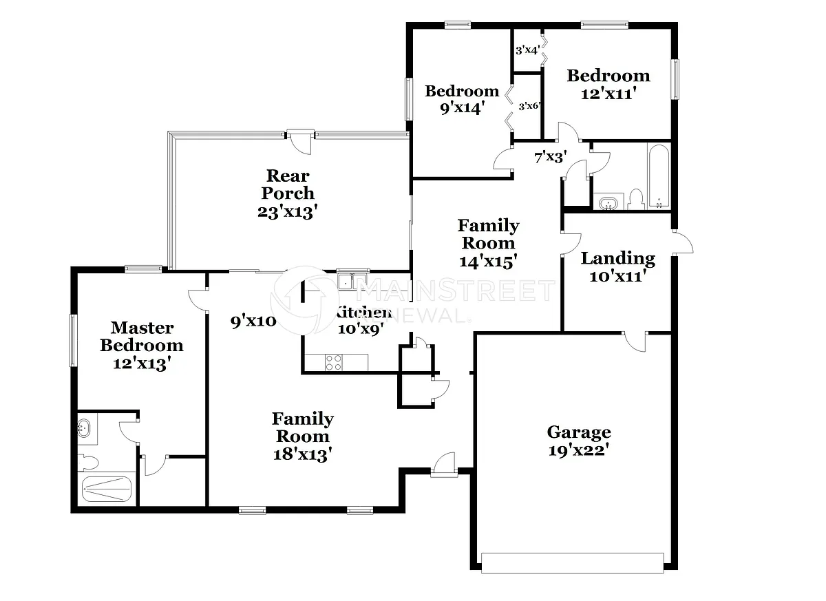 Floor Plan - 7236 Plantain Dr