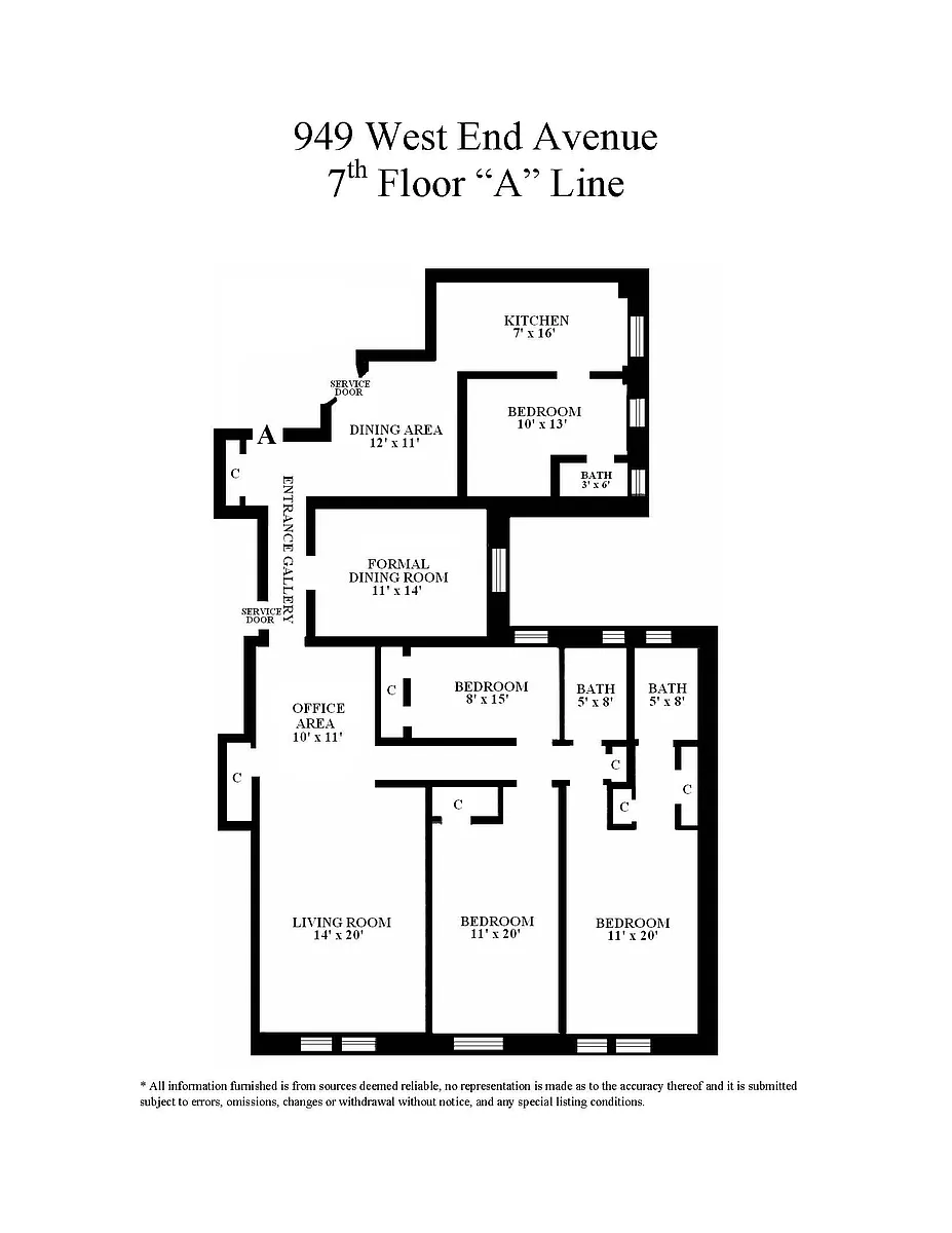Photo 2 of 22 - 949 W End Ave #10A - Manhattan, NY Building Photo - 949 W End Ave #10A