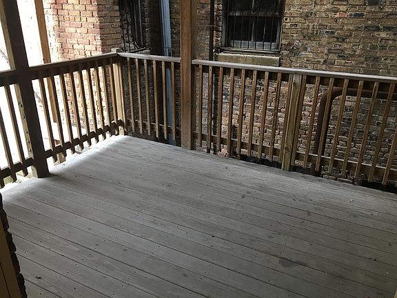 private rear balcony