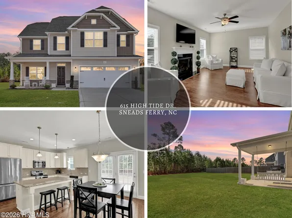 615 High Tide Drive, Sneads Ferry, NC 28460