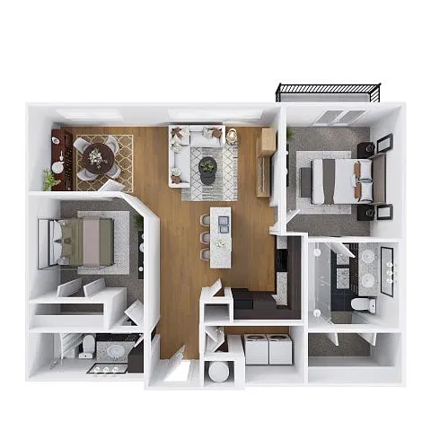 Floor plan B02CX