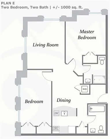 Floor plan Plan E