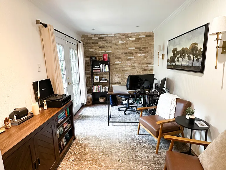 Bonus Room with a door to the patio