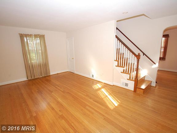 Large living room with built-in bookcase
