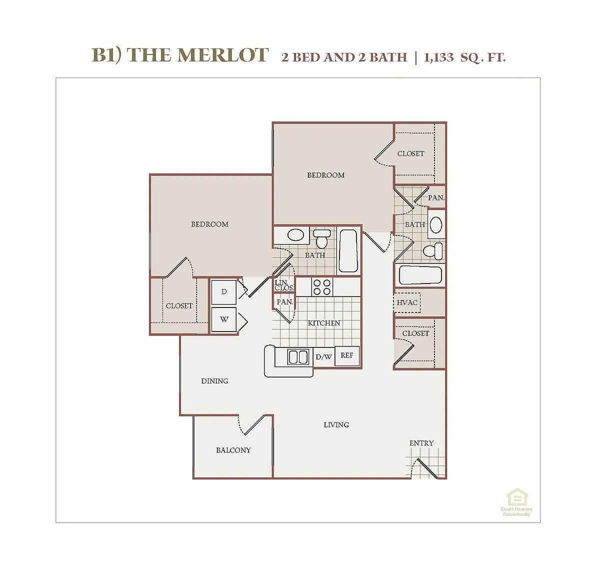 Floor plan B1 (The Merlot)