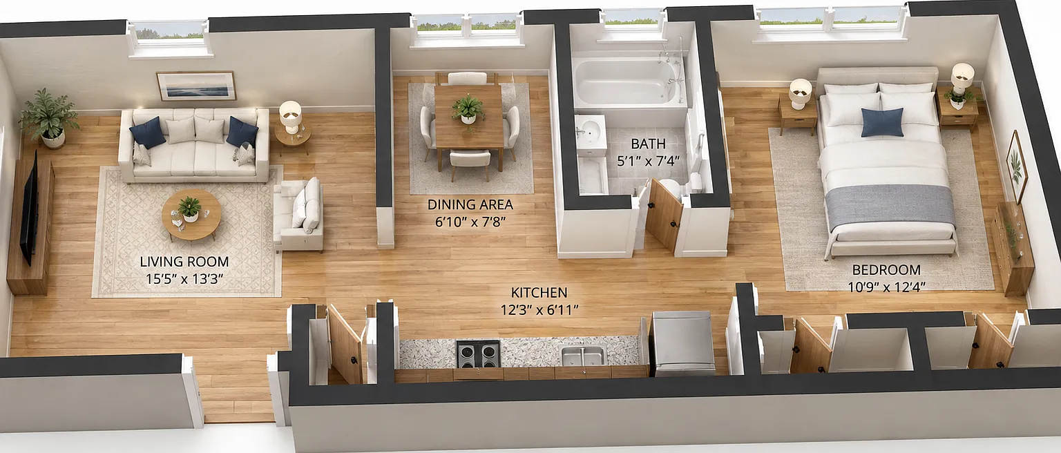 1 bed, $1,059 — Photo 1