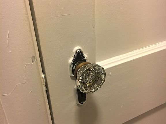 glass interior doorknobs