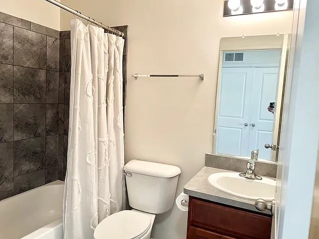 Hallway bathroom
