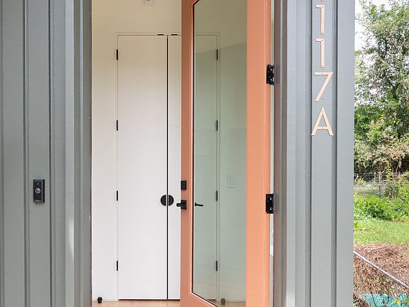 Front entry with coat closet