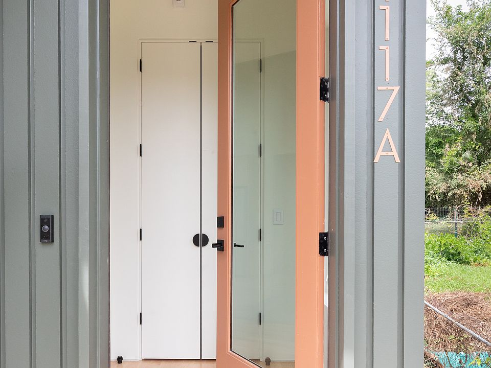Front entry with coat closet