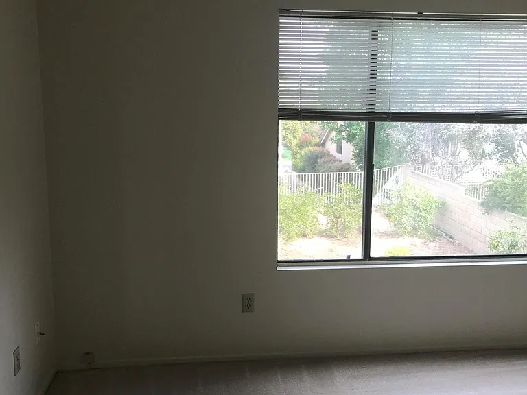 Upstairs master bedroom - cleared