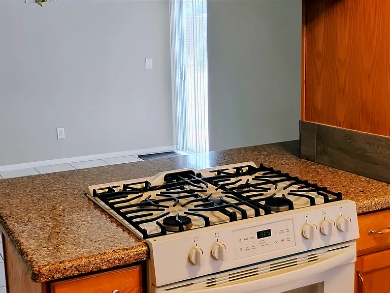 Gas stove and newer microwave