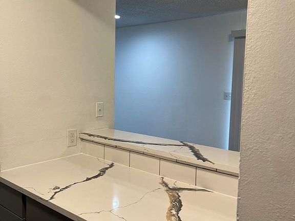 Kitchen counter with beautiful granite
