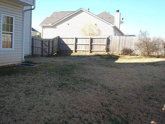 Privacy fence around entire yard.