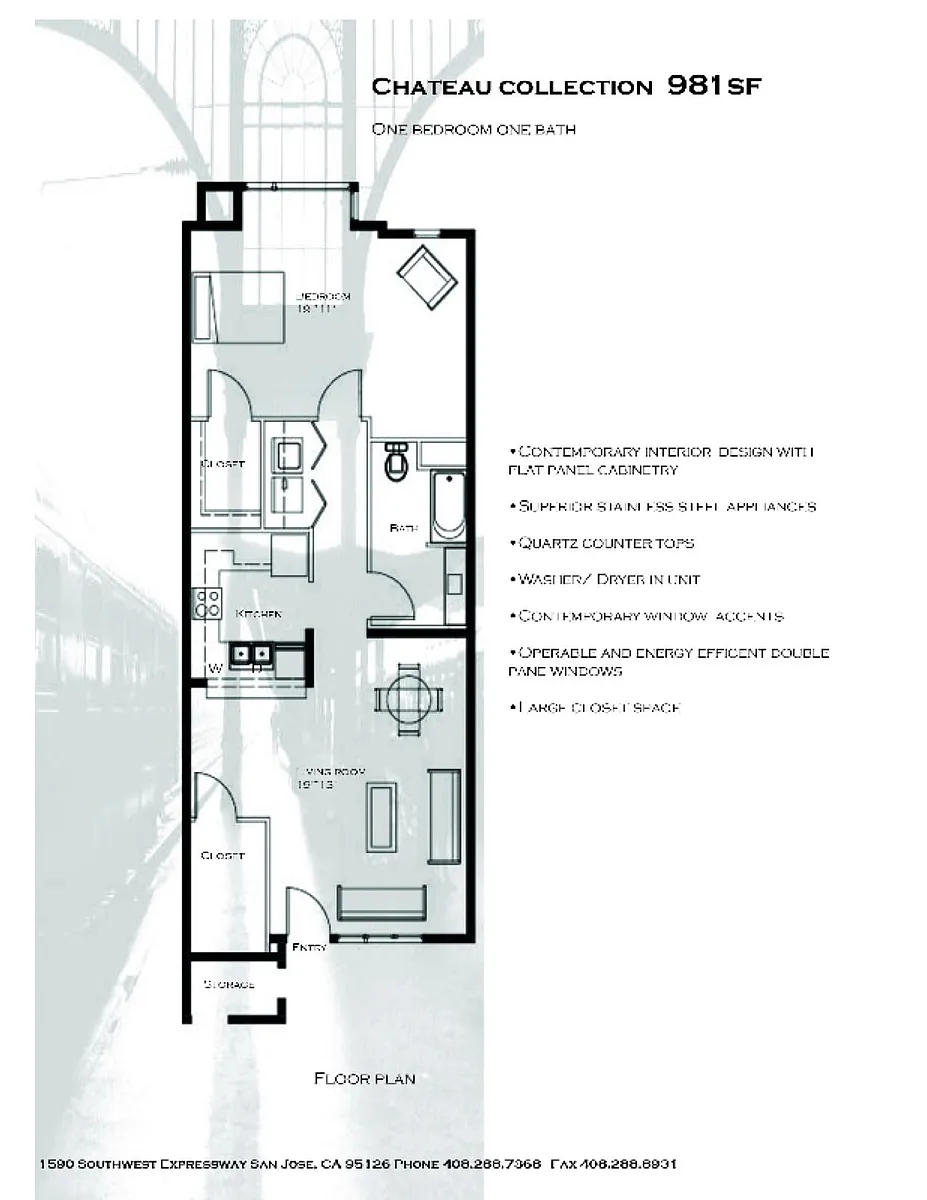 Floor plan Chateau Collection