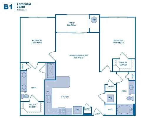 Floor plan B1