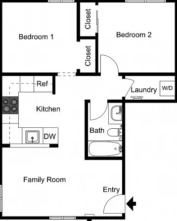 2x1 C layout 2x1 C layout