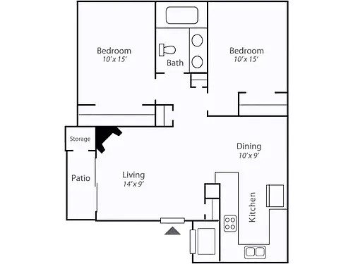 Floor plan Cliffrose