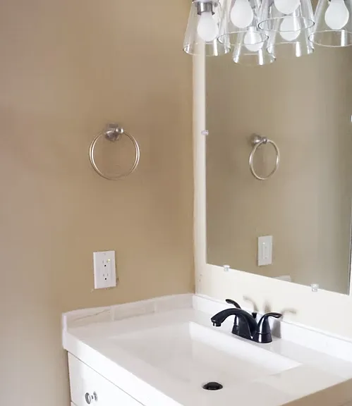 Clean, comfortable bathrooms designed with simple convenience.
