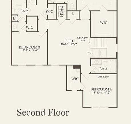 Second Floor 4 br 3.5 ba