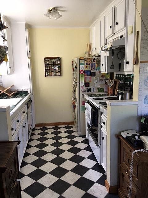 New refrigerator installed recently.