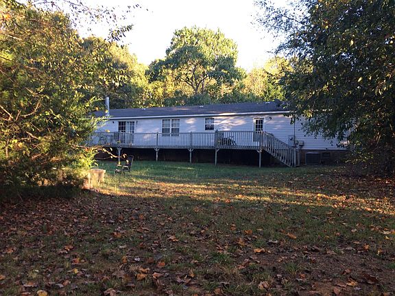 Back of Home - Very Private Backyards with Fire Pit - Porch Extends the Length of Home