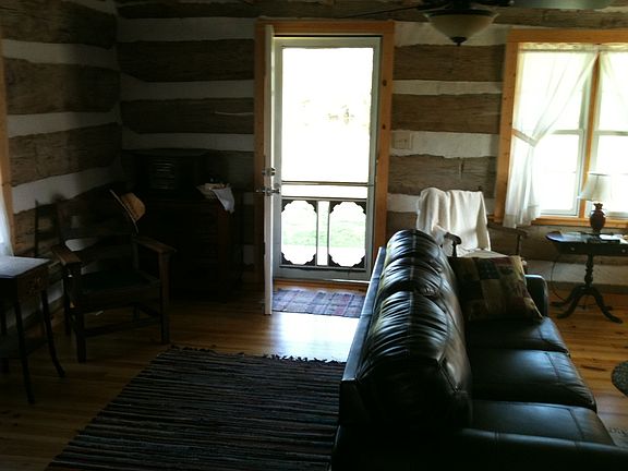 Logs from 1830's cabin